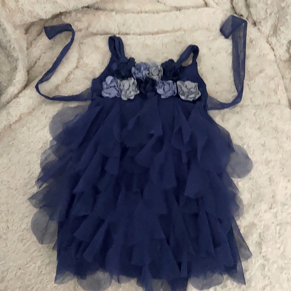 Adorable blue flower dress